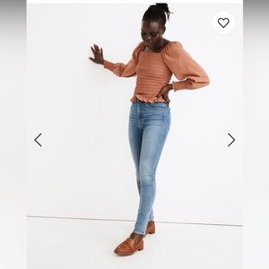 Madewell petite curvy roadtripper jeans